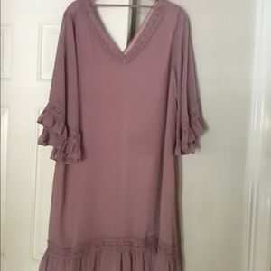 Mauve color dress